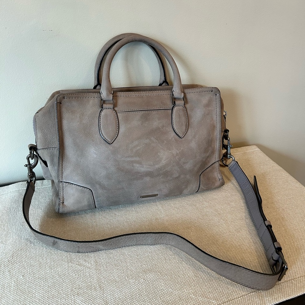 Rebecca Minkoff Taupe Suede Bag